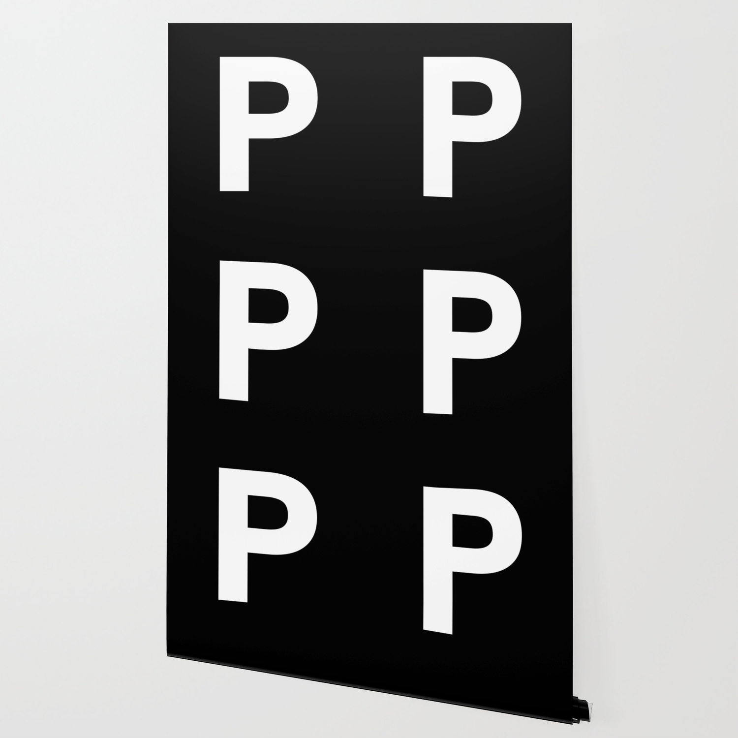 Letter P White Black Wallpaper By Vonis Society6 Customize and personalise your desktop, mobile phone and tablet with these free wallpapers! society6