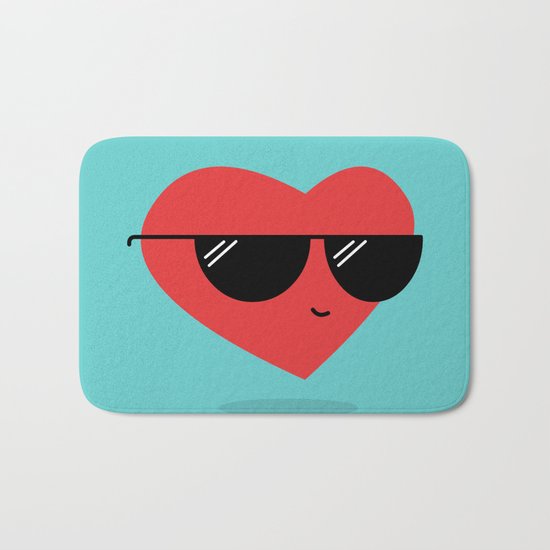 Cool Heart Bath Mat