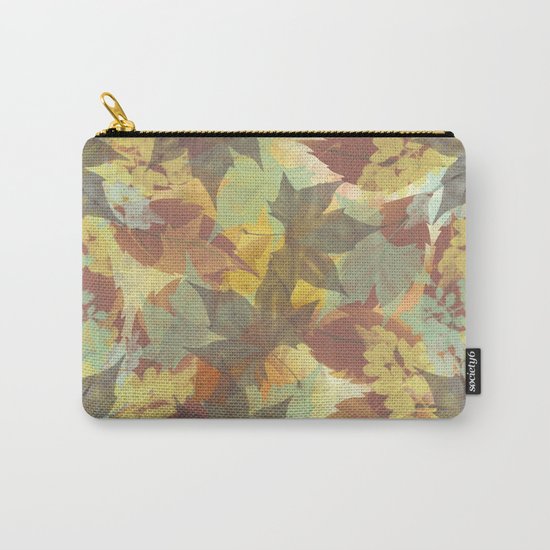 Autumn Leaves Abstract Carry-All Pouch