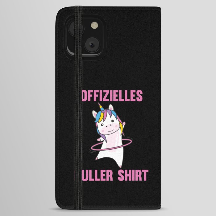 Unicorn The Hullern Sports Cute Hulacorn iPhone Wallet Case
