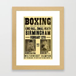 Boxing Peaky f*cking Blinders Framed Art Print