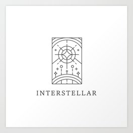 Interstellar Graphic Print Art Print