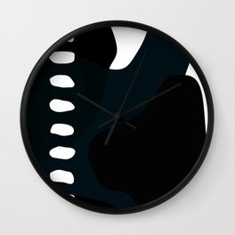Midnight Blobs Wall Clock