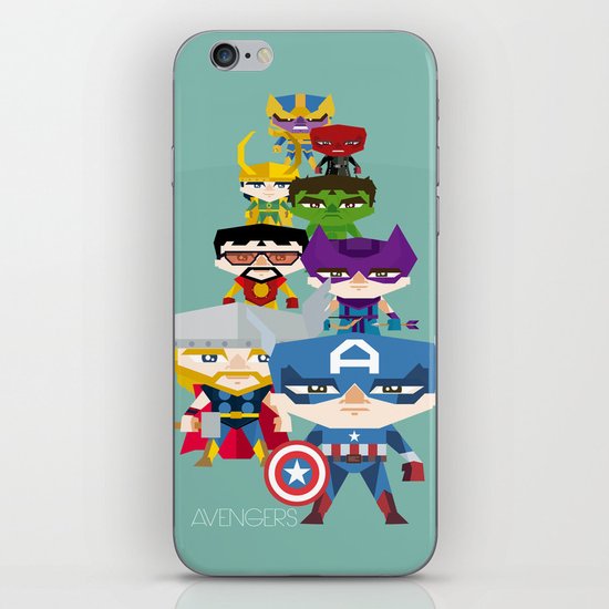 avengers 2 fan art iPhone & iPod Skin