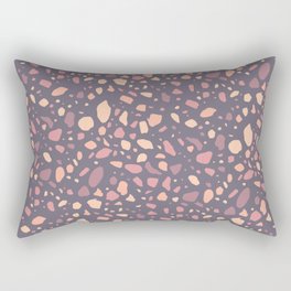 Terrazzo Pattern Modern Classic Neutral Rectangular Pillow