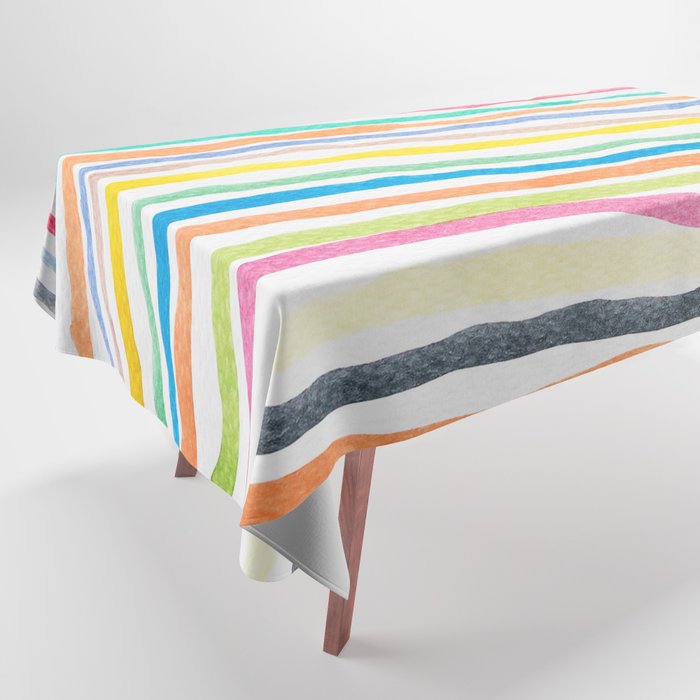 Colorful Rainbow Tablecloth