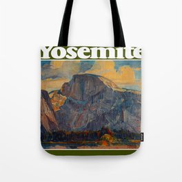 Vintage Yosemite National Park Tote Bag