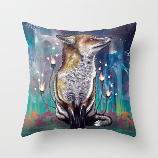 There is a Light Throw Pillow
