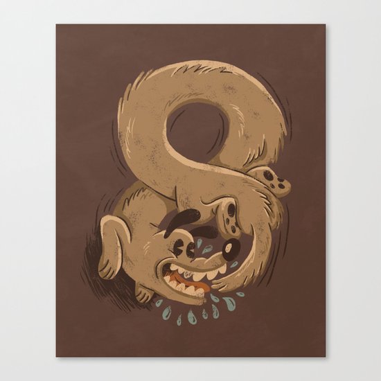 Chase Your Tail Forever Canvas Print