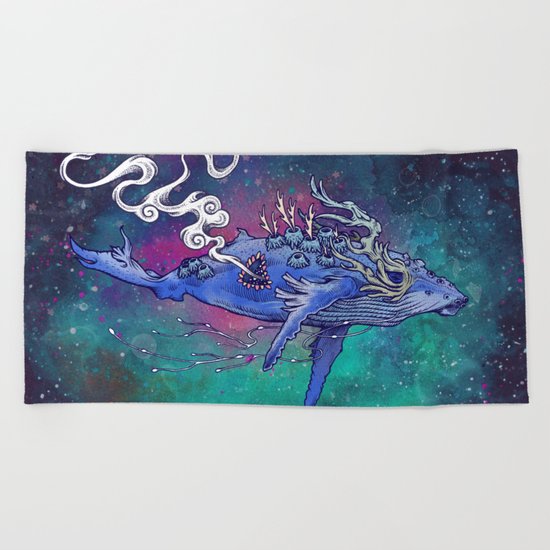 The Last Whale Beach Towel