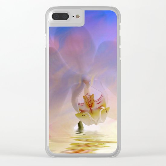 Orchid in a bath 1 - Flower and Flowers on #Society6 Clear iPhone Case