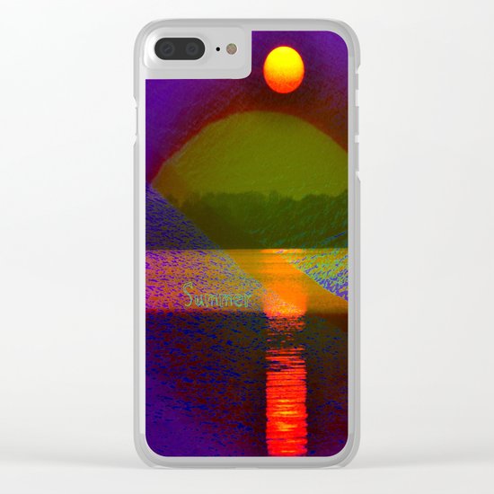 Fresh summer Clear iPhone Case