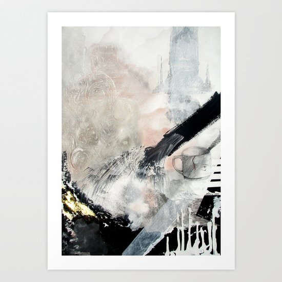 Saponification Abstraction Art Print