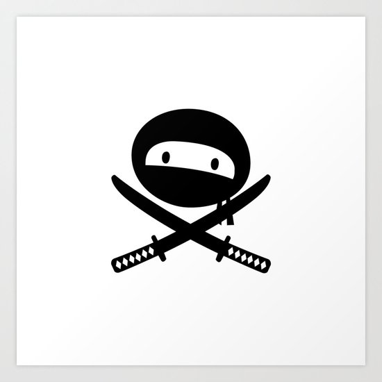 Pirate Ninja Art Print