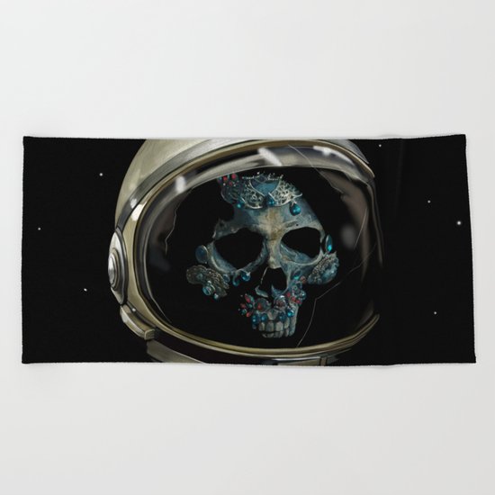 Holy Starman Skull II Beach Towel