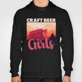 Beer Lover Girl Woman Craft Brewery Craft Beers Hoody