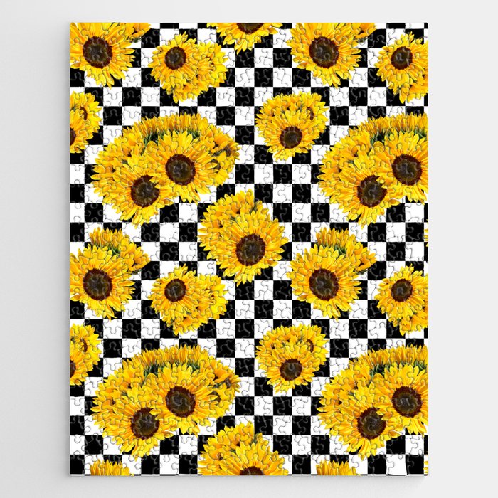Checkered sunflower discount
