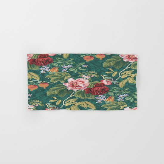 Floral Pattern Hand & Bath Towel