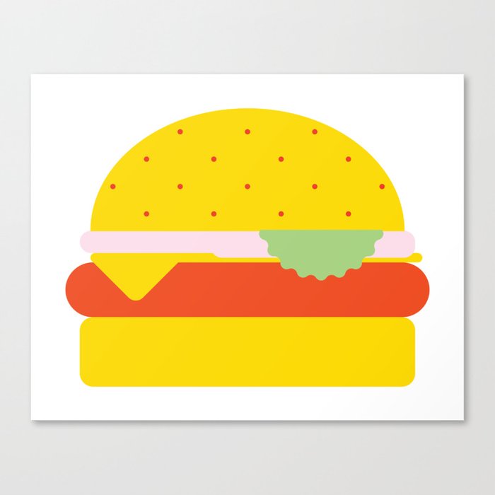 burger Canvas Print
