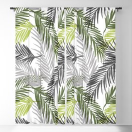 Palm tree leaf Blackout Curtain