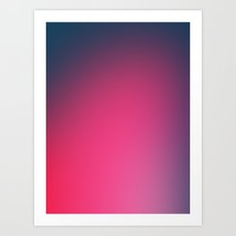 Magic Pink Gradient Art Print