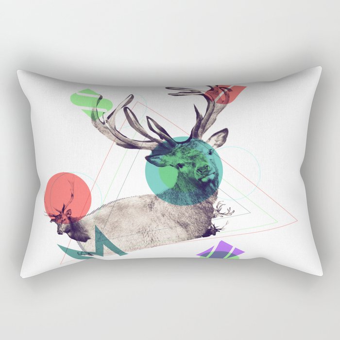 Deer Mixed Rectangular Pillow