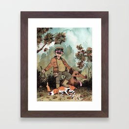 Hunter Framed Art Print