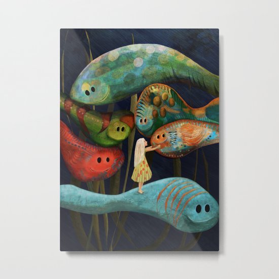 My Fascinating Friends Metal Print