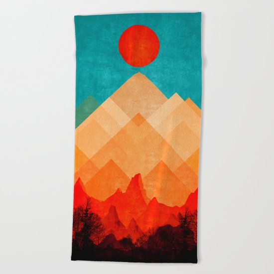 Big Mountain XIX Beach Towel