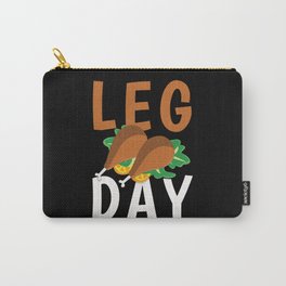 Autumn Fall Leg Day Roast Turkey Food Thanksgiving Carry-All Pouch