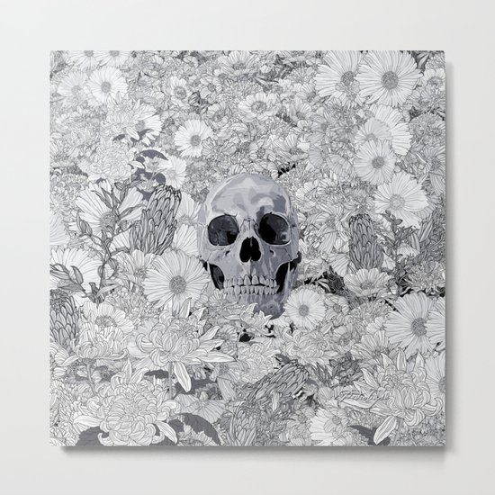 The Silent Metal Print
