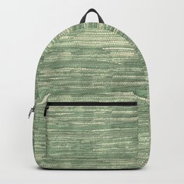 Old Market Textile Faded Green Backpack