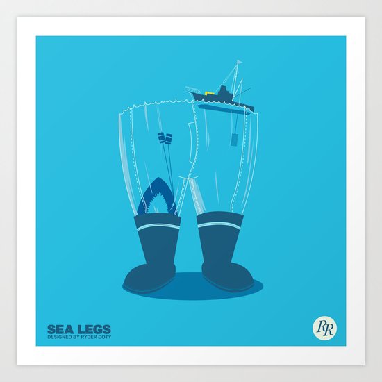 Sea Legs Art Print