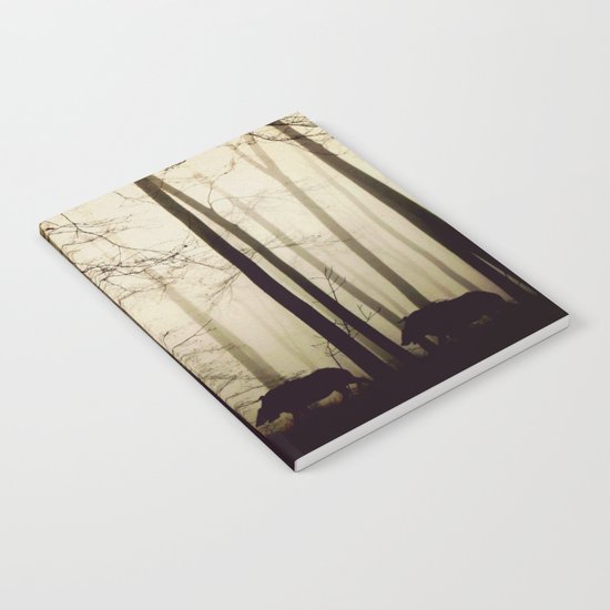 Forest night deer Notebook