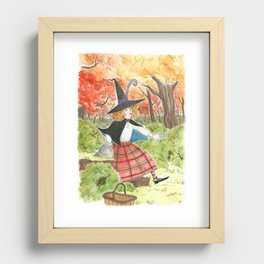 Amelia, the witch. Recessed Framed Print