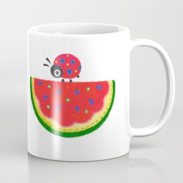 Watermelon&ladybug Coffee Mug