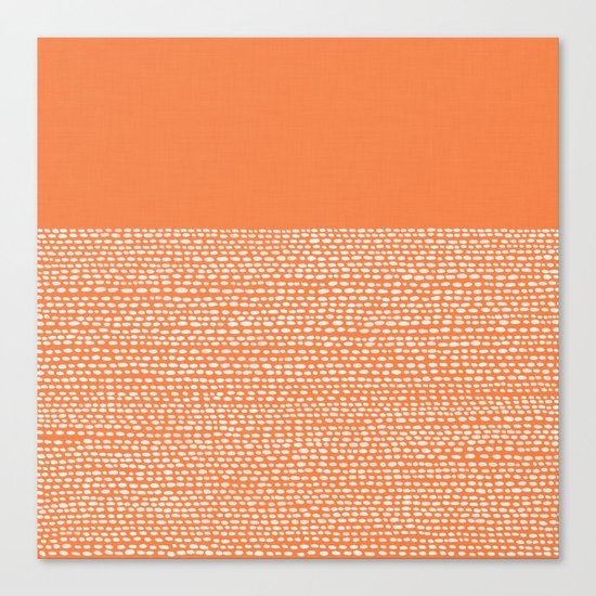 Riverside - Celosia Orange Canvas Print