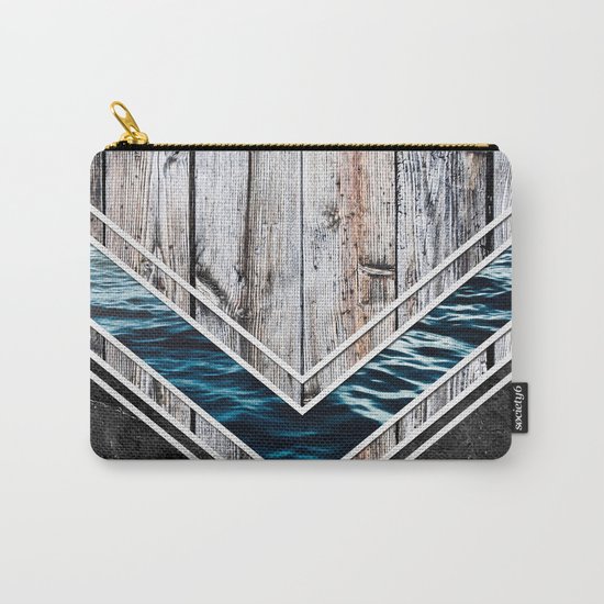 Striped Materials of Nature II Carry-All Pouch