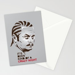 Prision Ron Swanson Stationery Cards
