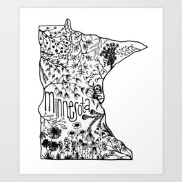 minnesota Art Print