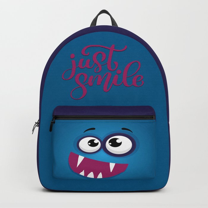 Blue Monster Backpack