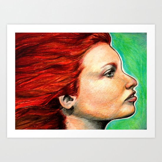 Red Art Print