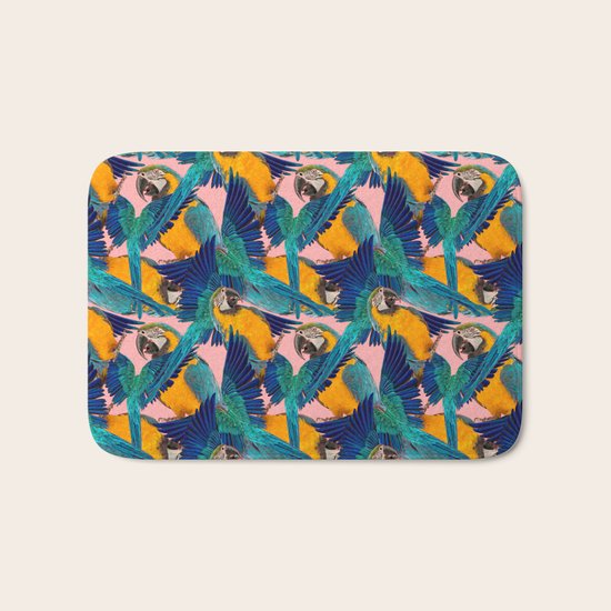 Ara Parrot Bath Mat