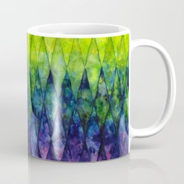 Colorful Geometric Pattern Watercolor Mug