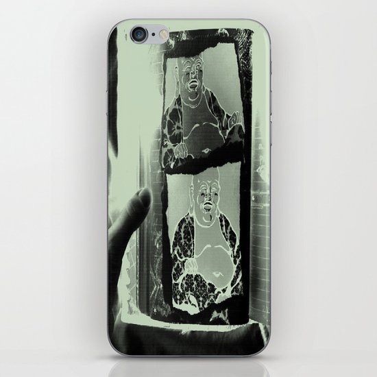 Tickling Buddha iPhone & iPod Skin