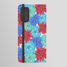 Succulents pattern Android Wallet Case