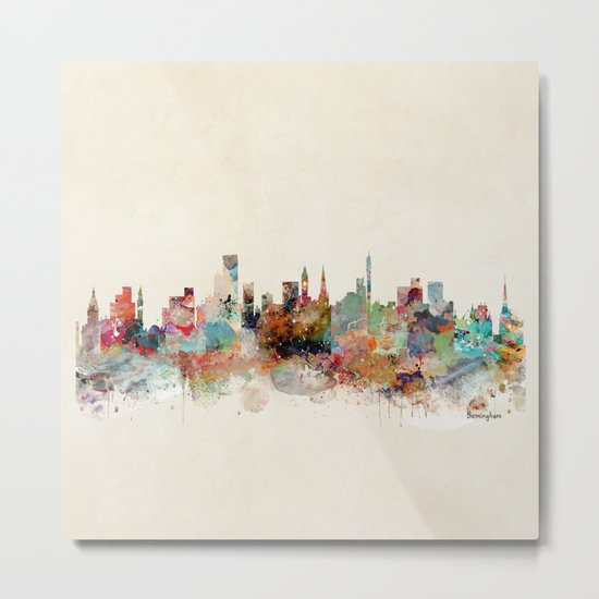 birmingham england skyline Metal Print
