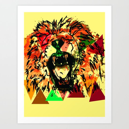 Panthera Leo Art Print