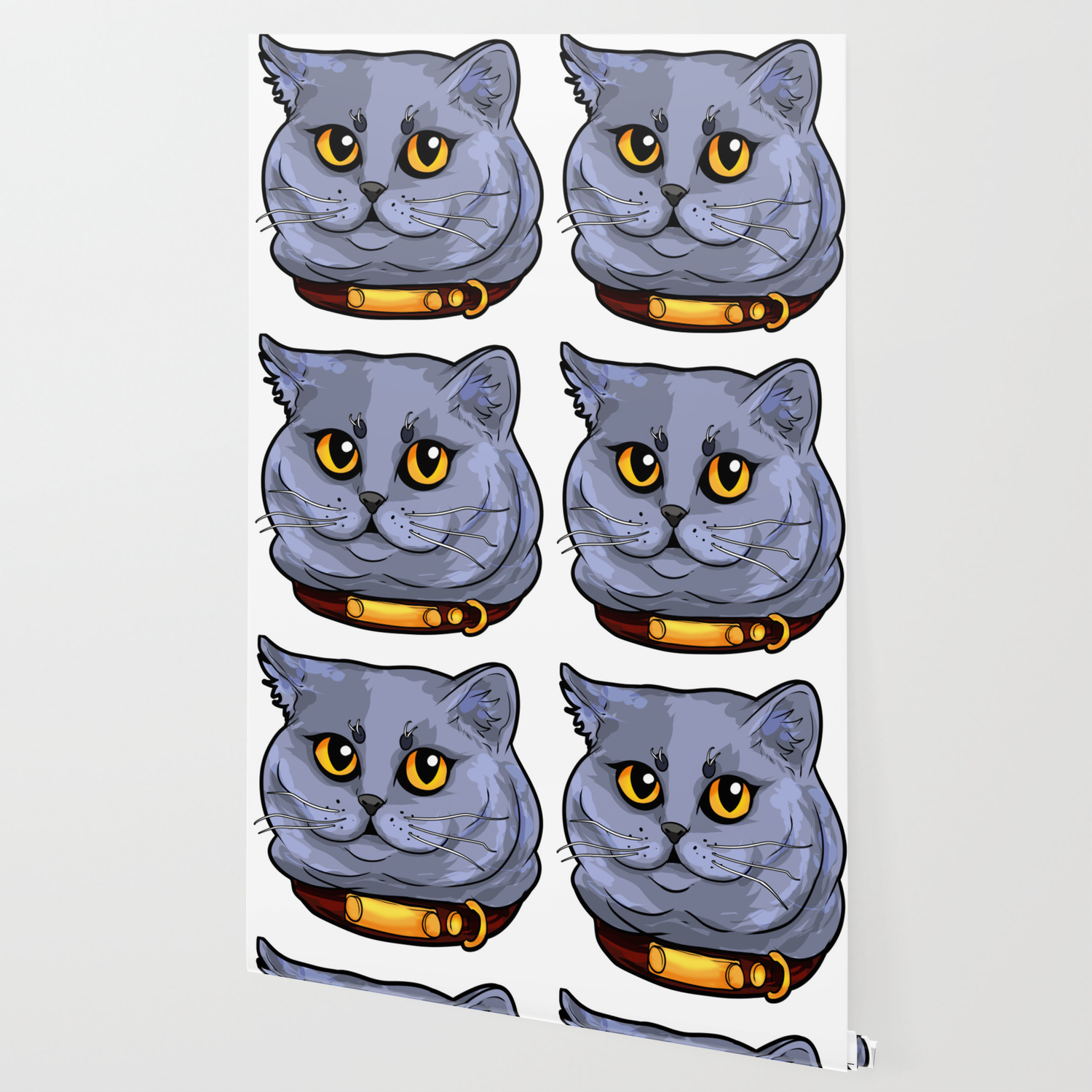 British Shorthair Cat Cats Face Sweet Cute Love Wallpaper By