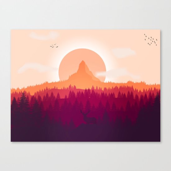 Wildlife Forest Canvas Print